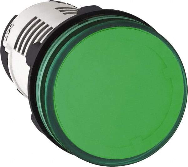 Schneider Electric - 230 V Green Lens LED Pilot Light - Exact Tool & Supply