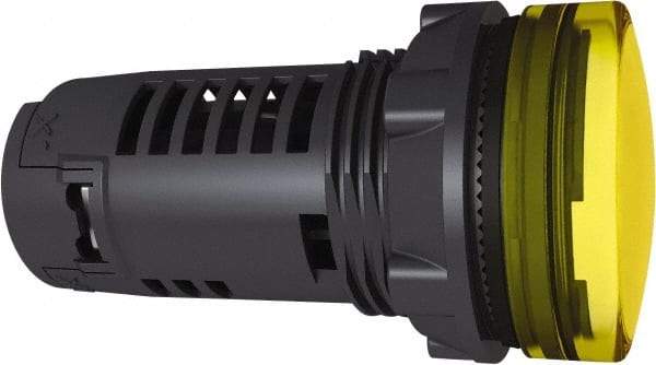 Schneider Electric - 24 V Yellow Lens LED Pilot Light - Exact Tool & Supply