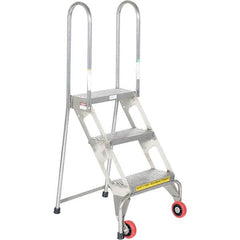 Vestil - 51-15/16" High 350 Lb Capacity 3 Step Foldup - Exact Tool & Supply