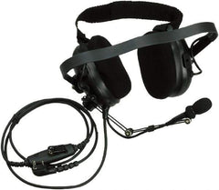 Kenwood - Behind the Head, Boom & Noise Cancelling Microphone Noise Reduction Headset - Black, Use with Protalk Series Two Way Radios - Exact Tool & Supply