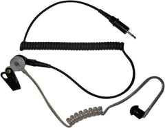 Kenwood - Ear Bud, Push to Talk Microphone Earphone Kit - Black & Clear, Use with Protalk Series Two Way Radios - Exact Tool & Supply