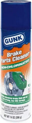 Gunk - Nonchlorinated Brake Parts Cleaner - 14 oz Aerosol Can with Straw - Exact Tool & Supply