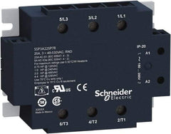 Schneider Electric - 3 Pole, 3NO, 180-280 VAC Control Relay - Exact Tool & Supply