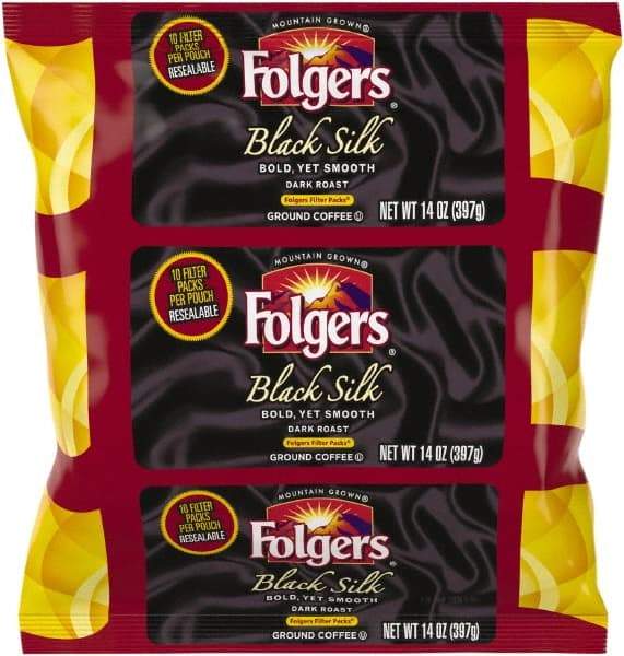 Folgers - Coffee Filter Packs, Black Silk, 1.4 oz Pack, 40 Packs/Carton - Exact Tool & Supply