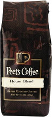Peet's Coffee & Tea - Bulk Coffee, House Blend, Ground, 1 Lb Bag - Exact Tool & Supply