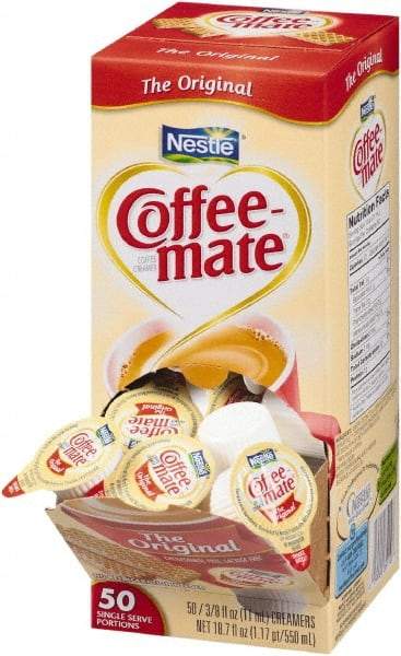 Coffee-Mate - Original Creamer, 0.375 oz., 50 Creamers/Box, 4 Boxes/Carton - Exact Tool & Supply