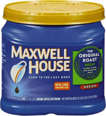 Maxwell House - Coffee, Decaffeinated Ground Coffee, 29.3 oz Can - Exact Tool & Supply