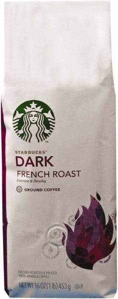 Starbucks - Coffee, French Roast, Ground, 1 Lb Bag - Exact Tool & Supply
