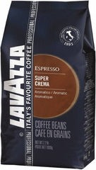 Lavazza - Super Crema Whole Bean Espresso Coffee, 2.2 Lb Bag, Vacuum-Packed - Exact Tool & Supply