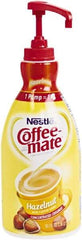 Coffee-Mate - Liquid Coffee Creamer, Hazelnut, 1.5 Liter Pump Bottle, 2/Carton - Exact Tool & Supply
