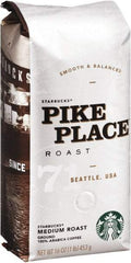 Starbucks - Coffee, Pike Place, Ground, 1 Lb Bag - Exact Tool & Supply