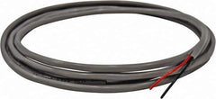Value Collection - 22 AWG, 2 Wire, 100' OAL Unshielded Automation & Communication Cable - PVC Insulation, Tinned Copper Conductor, 300 Volts, 0.156" OD - Exact Tool & Supply