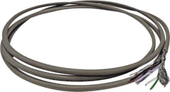Value Collection - 22 AWG, 4 Wire, 500' OAL Shielded Automation & Communication Cable - PVC Insulation, Tinned Copper Conductor, 300 Volts, 0.2" OD - Exact Tool & Supply