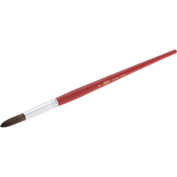 Osborn - #6 Camel Hair Marking Brush - 9/32" Wide, 1-1/8" Bristle Length, Wood Handle - Exact Tool & Supply