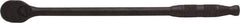 Proto - 3/8" Drive Pear Head Ratchet - Black Oxide Finish, 13" OAL, 90 Gear Teeth, Long Arm Handle, Reversible Head - Exact Tool & Supply