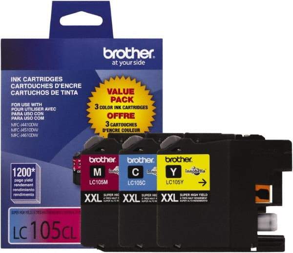 Brother - Ink Cartridge - Use with Brother MFC-J4310DW, J4410DW, J4510DW, J4610DW, J4710DW, J6520DW, J6720DW, J6920DW - Exact Tool & Supply