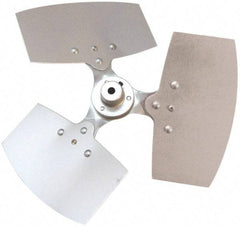 Maxess Climate Control Technologies - 12mm Bore Diam, Commercial Fan Blade - 170mm Wide, Clockwise Rotation, 3 Blades - Exact Tool & Supply