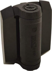 D&D Technologies - 4-3/4" Long x 3.58" Wide x 0.4" Thick, Gate Hinge - Polymer, Black Finish - Exact Tool & Supply
