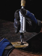 Ingersoll-Rand - 1/4" Collet, Straight Handle, Air Straight Die Grinder - 27,000 RPM, Front Exhaust, 9 CFM, 0.5 hp, 90 psi - Exact Tool & Supply