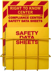 NMC - 20" Wide x 14" High, Information Center - 3 Rings, English - Exact Tool & Supply