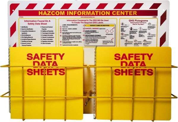 NMC - 20" Wide x 28" High, Information Center - English - Exact Tool & Supply