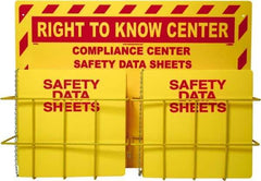 NMC - 20" Wide x 28" High, Information Center - 3 Rings, English - Exact Tool & Supply