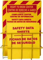 NMC - 20" Wide x 14" High, Information Center - 3 Rings, English & Spanish - Exact Tool & Supply