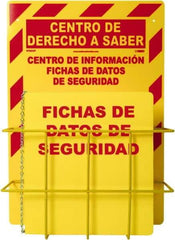 NMC - 20" Wide x 14" High, Information Center - 3 Rings, Spanish - Exact Tool & Supply