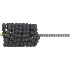 Osborn - Flexible Hones; Maximum Bore Diameter (Inch): 2.25 ; Maximum Bore Diameter (mm): 57.0000 ; Abrasive Material: Silicon Carbide ; Grit: 180 ; Overall Length (Inch): 8 - Exact Tool & Supply