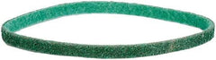 Norton - 1/2" Wide x 18" OAL, Aluminum Oxide Abrasive Belt - Aluminum Oxide, Fine, Nonwoven, Cloth Backing - Exact Tool & Supply