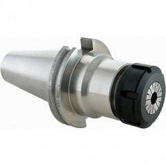 Techniks - 1/8 to 1.023" Capacity, 4" Projection, CAT50 Dual Contact Taper, ER40 Collet Chuck - 8.01" OAL - Exact Tool & Supply