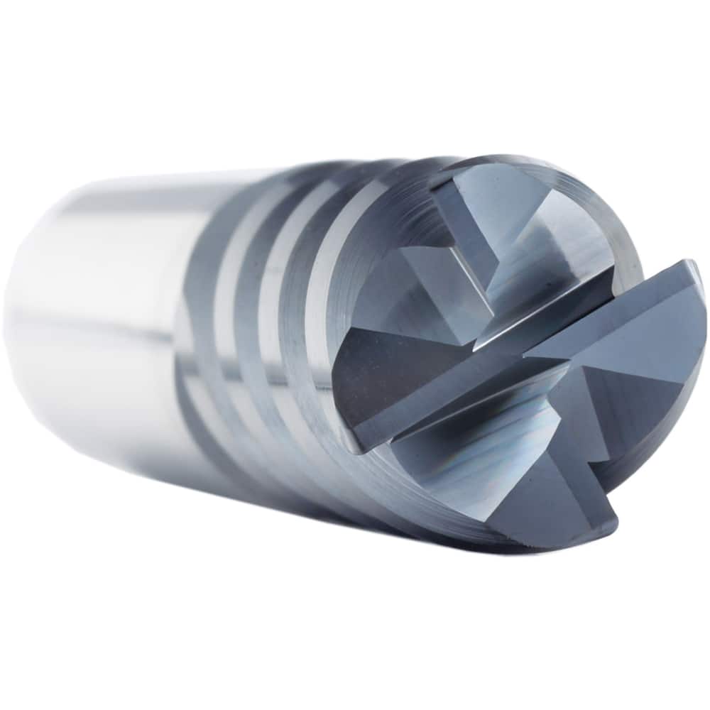 Corner Radius End Mill: 3/16″ Dia, 5/16″ LOC, 0.01″ Radius, 4 Flutes, Solid Carbide 1-1/2″ OAL, 3/16″ Shank Dia, 50 ° Helix, AlCrN Coated, Corner Radius End, Centercutting, Series SM4F