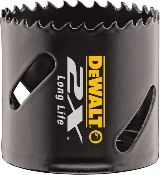 DeWALT - 15/16" Diam, 1-7/8" Cutting Depth, Hole Saw - Bi-Metal Saw, Toothed Edge - Exact Tool & Supply