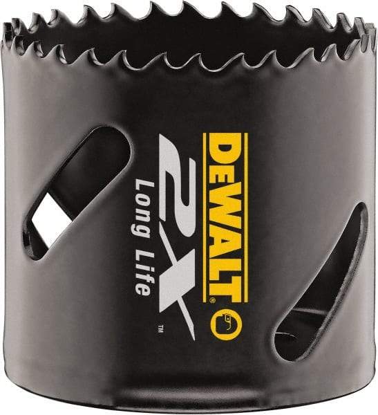 DeWALT - 2" Diam, 1-7/8" Cutting Depth, Hole Saw - Bi-Metal Saw, Toothed Edge - Exact Tool & Supply