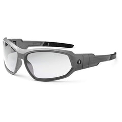 LOKI Clear Lens Matte Gray Safety Glasses // Goggles - Exact Tool & Supply