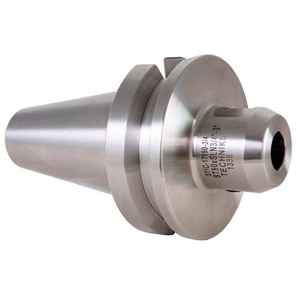 Techniks - BT50 Taper Shank 1" Hole End Mill Holder/Adapter - 2" Nose Diam, 6" Projection - Exact Tool & Supply