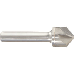 1/4″ Cutting Dia. 1/4″Shank Dia, 6 Flute, 120 Degrees, Carbide Countersink Series/List #5754 - Exact Tool & Supply