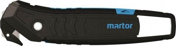 Martor USA - Fixed Safety Utility Knife - Black Handle - Exact Tool & Supply