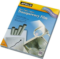 Apollo - Transparency Films & Sleeves Audio Visual Conference Accessory Type: Transparency Sleeves For Use With: Plain Paper Copiers - Exact Tool & Supply