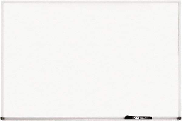 Mead - 36" High x 48" Wide Erasable Melamine Marker Boards - Aluminum Frame, 3/4" Deep, Includes Mounting Kit - Exact Tool & Supply
