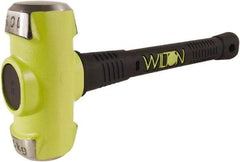 Wilton - 10 Lb Head, 16" Long Sledge Hammer - Steel Head, Steel Handle with Grip - Exact Tool & Supply