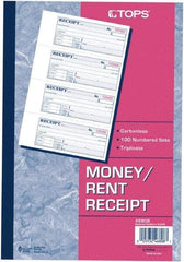 TOPS - 100 Sheet, 2-3/4 x 7-1/8", Receipt Book - Exact Tool & Supply