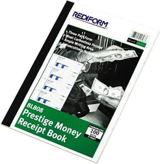REDIFORM - 100 Sheet, 7 x 2-3/4", Receipt Book - Exact Tool & Supply