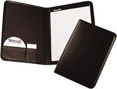 Samsill - 13" Long x 9" Wide Pad Holder - Black - Exact Tool & Supply