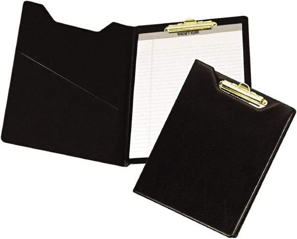 Samsill - 12-1/8" Long x 8" Wide Pad Holder - Black - Exact Tool & Supply