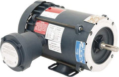 Leeson - 1/2 hp 1,800 Max RPM Explosion Proof Motor - 56C NEMA Frame, 230/460 Volts, 68% Efficiency at Full Load - Exact Tool & Supply