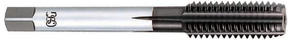 OSG - 1/2-13 UNC 2B 5 Flute TiCN Finish Solid Carbide Straight Flute Machine Tap - Modified Bottoming, Right Hand Thread, 110mm OAL, 1-21/32" Thread Length, Oversize - Exact Tool & Supply