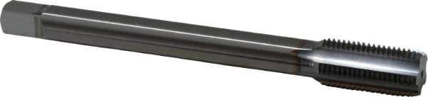 OSG - 1/2-20 UNF 2B 5 Flute TiCN Finish Solid Carbide Straight Flute Machine Tap - Modified Bottoming, Right Hand Thread, 110mm OAL, 1-21/32" Thread Length, Oversize - Exact Tool & Supply