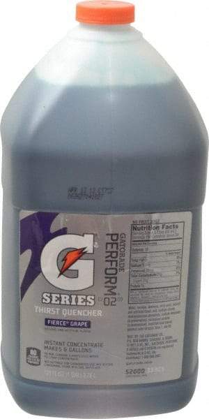 Gatorade - 1 Gal Bottle Fierce Grape Activity Drink - Liquid Concentrate, Yields 6 Gal - Exact Tool & Supply
