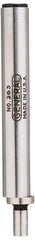 General - 0.2" Head Diam, 3/8" Shank, Single End, Mechanical Edge Finder - Accurate to 0.0005", Cylindrical Contact - Exact Tool & Supply